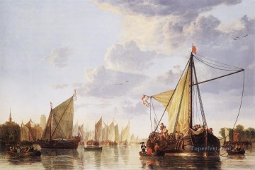  marina Arte - El pintor de marinas de Maasat, Aelbert Cuyp